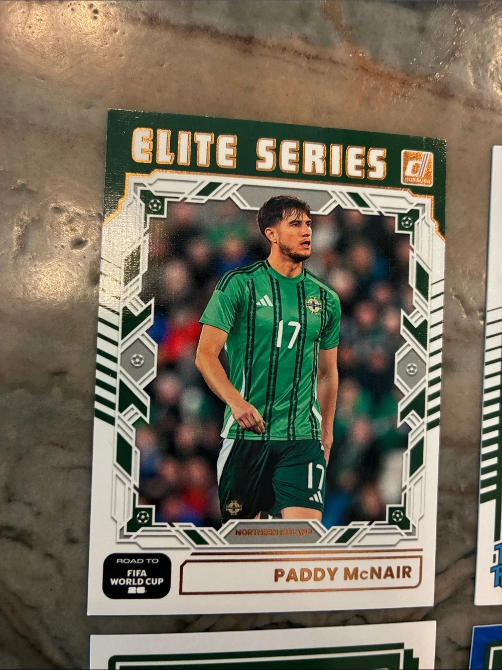 Russ Elite Series Northern Ireland Soccer Cards - Green & Blue Accents